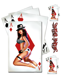 POKER IN THE REAR 6"X8"