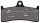 EBC-HH brake pads F15 TH=8mm (FR)