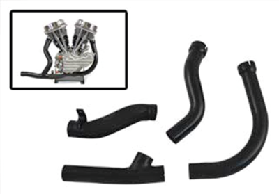 2-1 Complete Exhaust Black FL48-57 (FR)