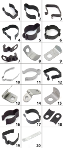 Taillight Wire Clip Green WLA42-52 (FR)