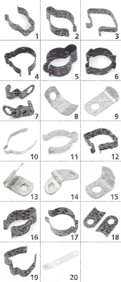 Taillight Wire Clip Green WLA42-52 (FR)