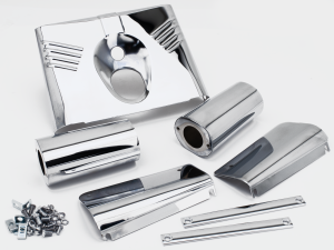 Fork Cover Kit Chrome FLST86-17 (FR)