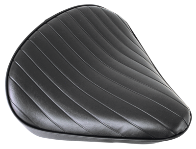 Tuck & Roll Solo Seat Large Black Vinyl (FR)