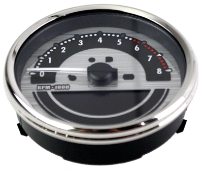 5" Speedo/Tachometer Silver KMH/MPH (FR)