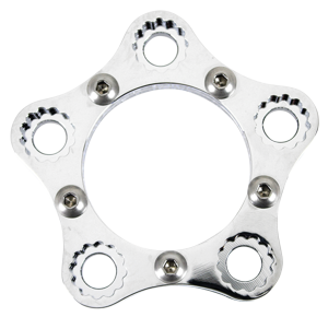 Rear Sprocket 5 Bolt Lock Ring Kit Chr (FR)