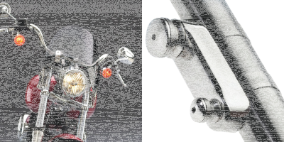 Switchblade Deflector Tinted kit 41mm fo (FR)