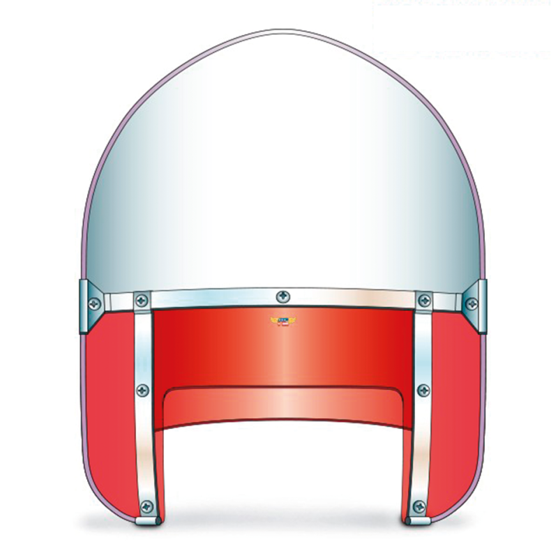NC Heritage 5-Bolt HD Peaked Top Red (FR)