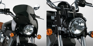 Wave QR windshield kit Scout black (FR)