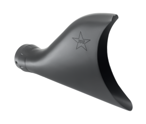 SHARKTAIL TIP BLACK 2.5" EA