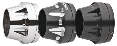 US-OUTLAW TIP CHROME 4.5" Harley (FR)