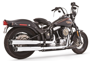 RACING SLIP-ONS BLACK TIPS FLSTF07-17 (FR)