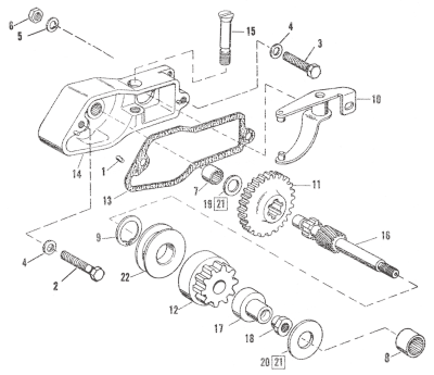 Starter housing Prestolite XL67-80 (FR)