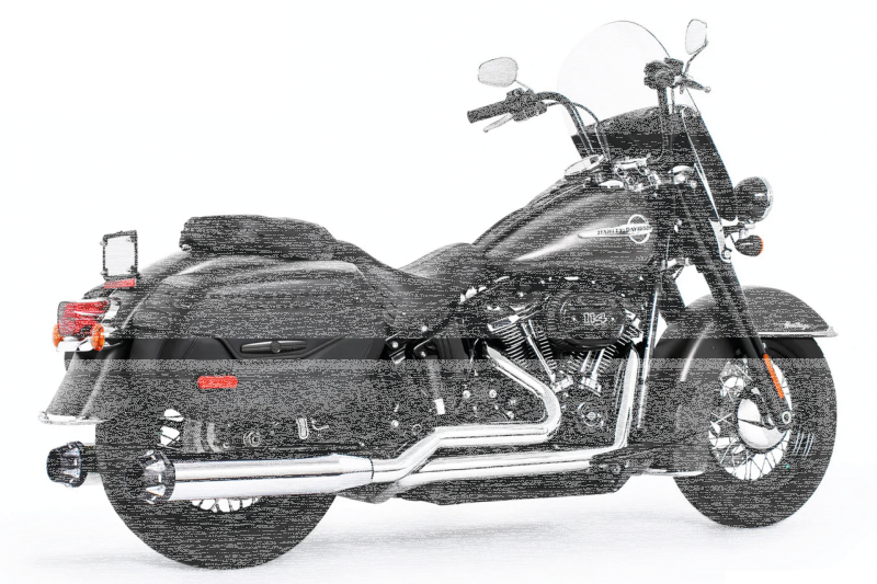 4.5" US OUTLAW TR-DUAL ST18-up Ch/Bk (FR)