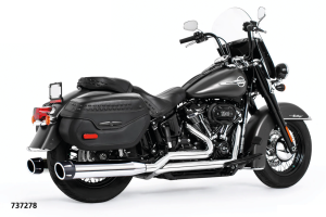 4.5" COMBAT TRUE-DUALS ST18-up Ch/Blk (FR)