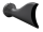 Blk Freedom Sharktail end cap 4" muffler (FR)
