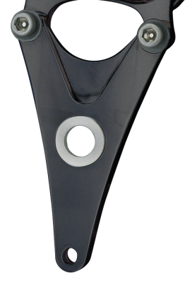 Harrison Rear caliper bracket 10" Black (FR)