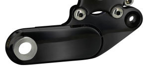 Harrison RR Caliper bracket Softail blck (FR)