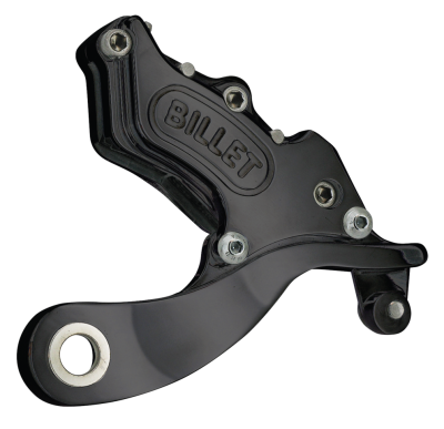 Billet 4 Rear brake FLH/T02-07 Black (FR)