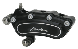 Billet Slim L/H 6 piston fr 00-up black (FR)