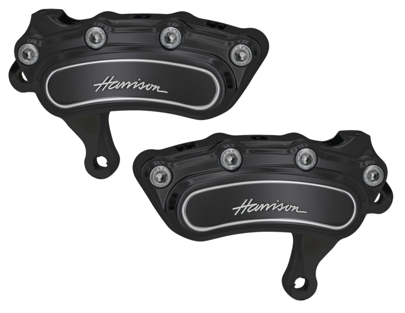 Slimline 6 frnt calipers 13" 00-up Black (FR)