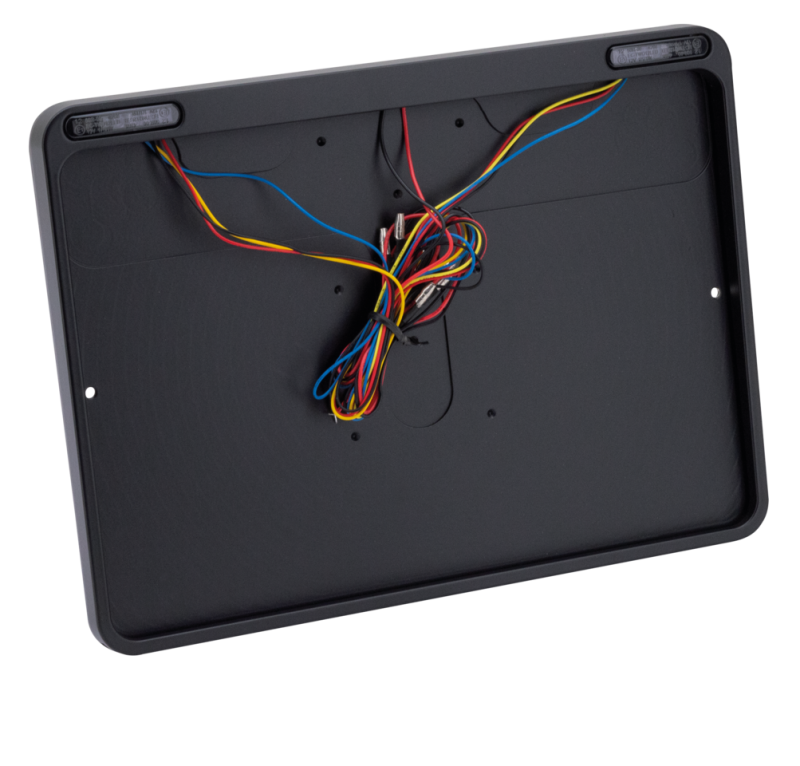 DMP 3-1 License Frame DK Matt Black (FR)