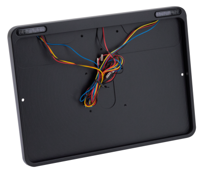 DMP 3-1 License Frame DK Matt Black (FR)