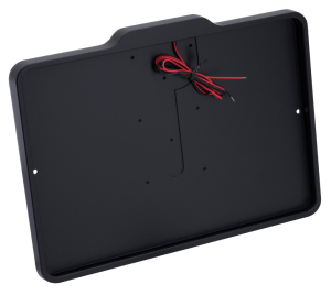 DMP License Frame DK Matt Black (FR)