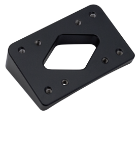 Rear fender licenseframe mount thick blk