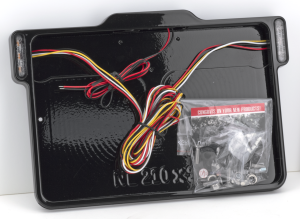 DMP 3-1 License Frame NL Gloss Black (FR)