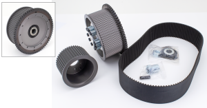 3" belt kit 1936-54 taper shaft kick st. (FR)