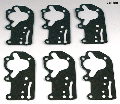 10pck Black paper pump body gasket 68-80 (FR)