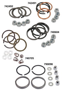 Exhaust Mount Kit, Graphite wired