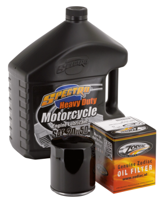 Twin Cam engine oil service kit Black (FR)