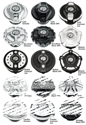 RSD FUEL GAUGE REPL CAP TECH Chrome (FR)