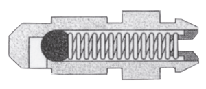 Speedbleeder 1/4-28 zinc plated (FR)