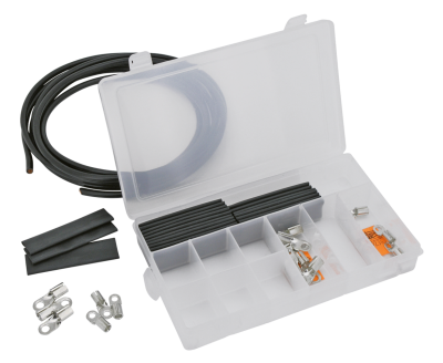 Battery & Starter cable kit Black (FR)