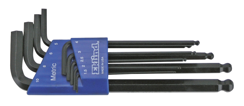 Eklind 9 Piece Metric Ball Hex L Key set (FR)