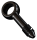 Black SS AN-3 banjo fitting 7/16" straig (FR)