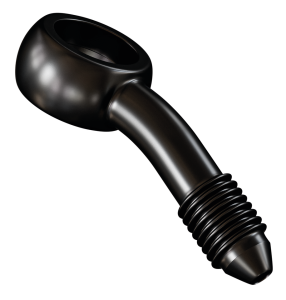 Black SS AN-3 banjo fitting 7/16" 20degr