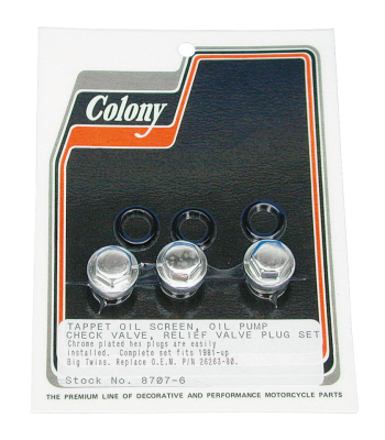 Oil pump and Tappet Screen plug set (FR)