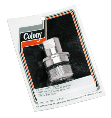 Fork Tube Plug Wideglide BT78-up, Each (FR)
