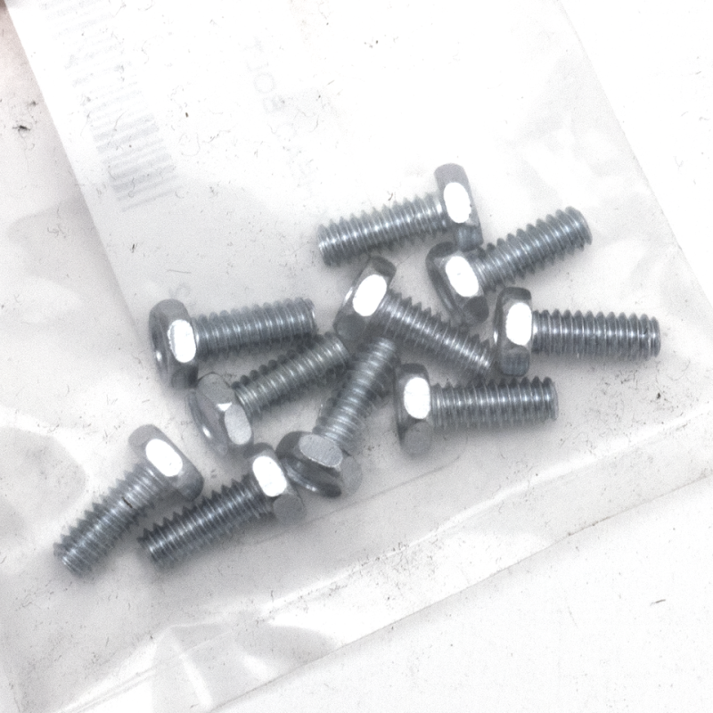 10pck hex bolt No. 10-24x1/2" UNC zinc (FR)