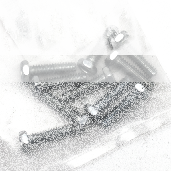 10pck hex bolt No. 10-24x3/4" UNC zinc (FR)