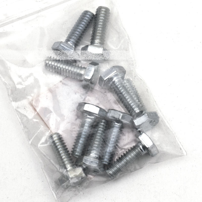 10pck hex bolt 1/4-20x3/4" UNC zinc (FR)