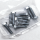 GZP 10pck hex bolt 1/4-20x1" zinc