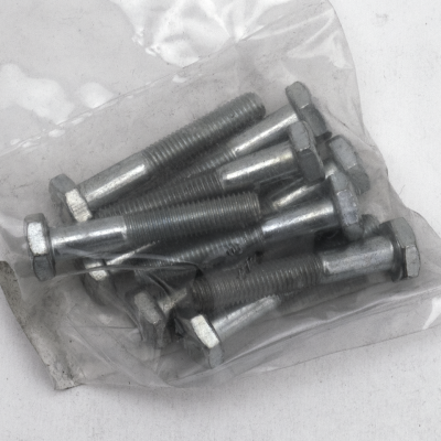 GZP 10pck hex bolt 1/4-28x1-1/2" zin (FR)