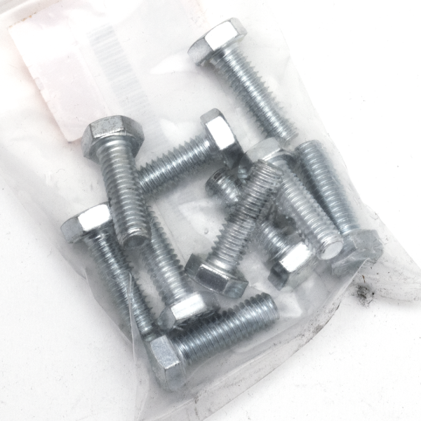 10pck hex bolt 5/16-18x1" UNC zinc (FR)