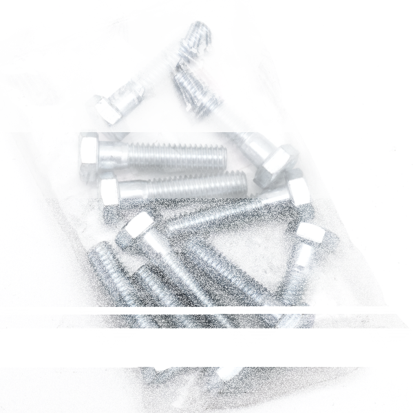 10pck hex bolt 5/16-18x1-3/8" UNC zinc (FR)