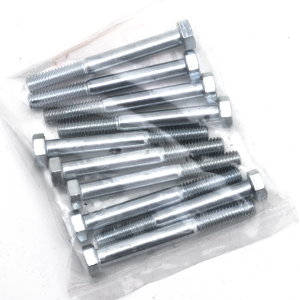 10pck hex bolt 5/16-18x2-3/4" UNC zinc