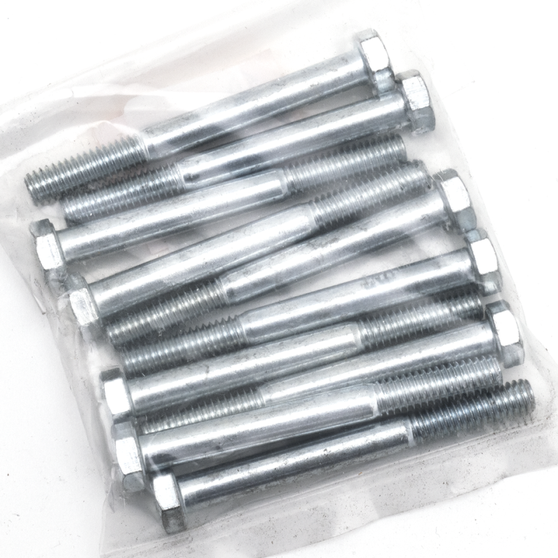 10pck hex bolt 5/16-18x3" UNC zinc (FR)